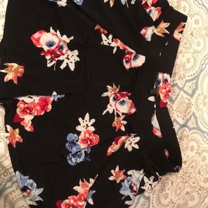 Express floral print shorts